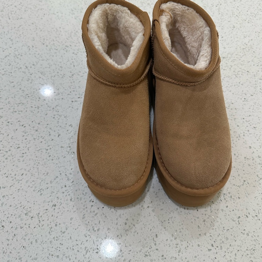 Women's Tan Ankle Booties